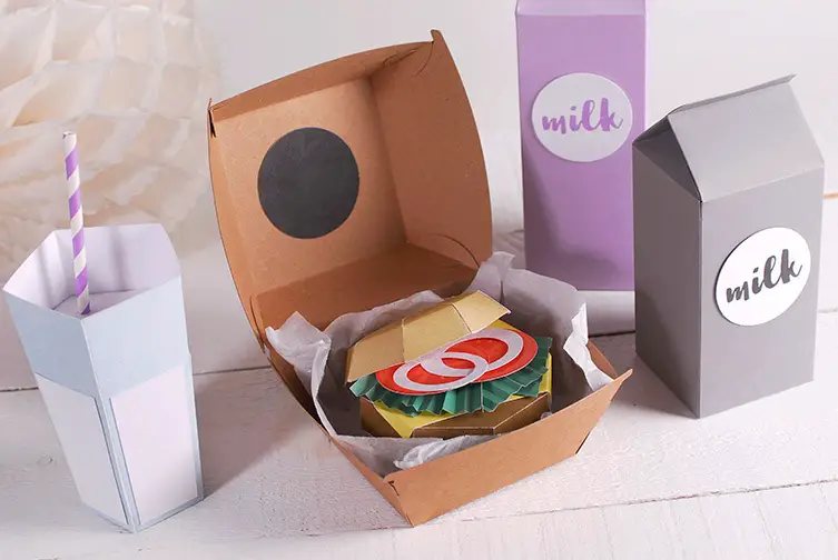 cardboard lunch boxes